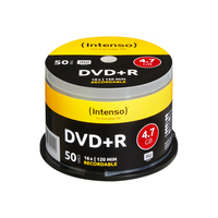 Intenso 4111155 írható DVD 4,7 GB DVD+R 50 dB