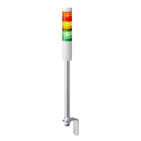 PATLITE LR4-302LJNW-RYG luce di allarme Fisso Ambra/Verde/Rosso LED