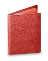 Swicure Passport-Safe Ausweishülle Rot Leder, Vinyl 3 Taschen
