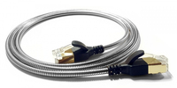 Wantec 7610 netwerkkabel Zilver 0,5 m Cat6a F/UTP (FTP)