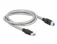 DeLOCK 86778 USB Kabel 1 m USB 3.2 Gen 1 (3.1 Gen 1) USB B USB A Silber