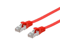 Equip Cat.6A U/FTP Flat Patch Cable, 5.0m, Red