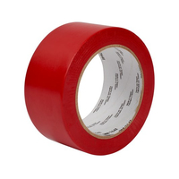 3M 764R5033 duct tape Geschikt voor gebruik binnen 33 m Polyvinyl chloride (PVC) Rood