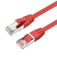 Microconnect SSTP615R hálózati kábel Vörös 15 M Cat6 S/FTP (S-STP)