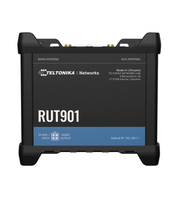 Teltonika RUT901 draadloze router Fast Ethernet 4G Zwart
