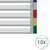 Leitz VON 12270000 Tab-Register Leerer Registerindex Polypropylen (PP) Blau, Grün, Grau, Rot, Weiß, Gelb
