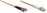 Intellinet 3.0m LC-ST M/M câble de fibre optique 3 m OM2 Orange