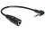 DeLOCK 65397 cable de audio 0,14 m 2,5mm 3,5mm Negro