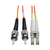 Tripp Lite N318-20M InfiniBand/fibre optic cable 2x LC 2x ST OFNR Fekete, Szürke, Narancssárga, Vörös