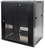 Intellinet Network Cabinet, Wall Mount (Standard), 12U, Usable Depth 260mm/Width 510mm, Black, Flatpack, Max 60kg, Metal & Glass Door, Back Panel, Removeable Sides,Suitable also...