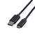 ROLINE 11.02.9011 cavo USB 1 m USB 3.2 Gen 1 (3.1 Gen 1) USB A USB C Nero