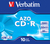 Verbatim CD-R AZO Crystal 700 Mo 10 pièce(s)