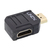 Lindy HDMI 90 Degree Left Angled Adapter, Black