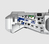 Epson EB-695Wi adatkivetítő Ultra rövid vetítési távolságú projektor 3500 ANSI lumen 3LCD WXGA (1280x800) Fehér, Szürke