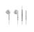 Huawei AM115 Kopfhörer Kabelgebunden im Ohr Anrufe/Musik Weiß