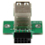 StarTech.com Adaptateur USB 2.0 interne - 2x USB A vers connecteur de carte mère USB à 4 broches - F/F