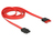 DeLOCK 83956 SATA-kabel 1 m SATA 7-pin Zwart, Rood