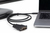 Digitus AK-300332-020-S video átalakító kábel 2 M USB C-típus DVI-D Fekete