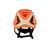 3M X5007V-CE Équipement de sécurité pour la tête Synthétique ABS Orange