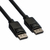 ROLINE 11.04.5981 DisplayPort kábel 1,5 M Fekete