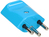Max Hauri AG 132609 elektryczny wtyk zasilający Typ J Niebieski 3P