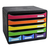 Biella STORE-BOX MINI A4 Dateiablagebox Schwarz, Mehrfarbig