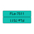 Brother FLE-7511 nastro per etichettatrice Nero su verde