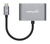 Manhattan USB-C Dock/Hub, Ports (x4): HDMI, USB-A, USB-C and VGA, With Power Delivery (87W) to USB-C Port (Note add USB-C wall charger and USB-C cable needed), All Ports can be ...