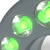 Detail - LED-Ringlicht RL12-24V, 90 mm - 180 mm (optimal ca. 140 mm), grün (528 nm)