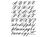Schriftschablone Artemio Stencil Alphabet A3 Gross- und Kleinbuchstaben