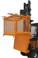 Klappbodenbehälter Gitterbehälter Typ SB-G 1000, 1,00m³, 1035x1304x1160mm,Tragl. 500kg, Orange