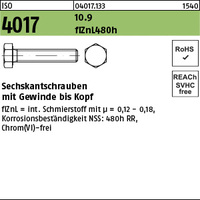 ISO 4017 10.9 M 20 x 60 flZnL/nc/x/x/480h/C flZn VE=S