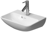 DU Handwaschbecken ME by Starck 450 mm mit ÜL, mit HLB, 1 HL, weiß seidenmatt 0719453200