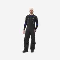 Men's Waterproof Snowboard Salopette Trousers Snb 900 Up - Black - 3XL