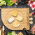 Relaxdays Käseglocke mit Bambus Käsebrett, Parmesanbrecher, Käsemesser, Käsegabel, magnetische Käseaufbewahrung, natur