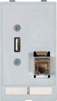 Frontplattenschnittstelle RJ45/45 + USB 4000-68000-1310000