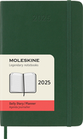 MOLESKINE Agenda Classic Pocket 2025 056999270773 1T/1S myrtengrün SC 9x14cm