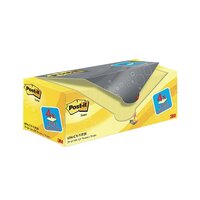 Post-it Note Value Display Pack Dispenser with Pads 76x76mm Yellow Ref 654CY-VP20 [Pack 20]