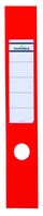 Durable Ordofix Lever Arch File Spine Label PVC 60x390mm Red (Pack 10)