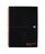 Black n Red A4 Wirebound Hard Cover Notebook Recycled Ruled 140 Pages Bl(Pack 5)
