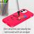 NALIA Weiche Silikon Handy Hülle für iPhone 12 / 12 Pro, Schutz Cover Soft Case Neon Pink