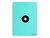Cuaderno espiral liderpapel a4 antartik tapa dura 80h 100gr cuadro 4mm con margen color menta