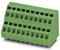 Leiterplattenklemme, 2-polig, RM 5.08 mm, 0,2-2,5 mm², 12 A, Zugfeder, grün, 190