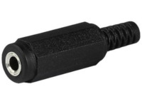 3.5 mm Klinkenkupplung, 3-polig (stereo), Lötanschluss, Kunststoff, 4832.3300