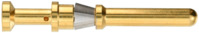 Stiftkontakt, 0,75-1 mm², AWG 18-17, Crimpanschluss, vergoldet, 09580006305