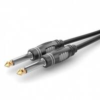 Sommer Cable HBA-6M-0030 Jack Audio Csatlakozókábel [1x Jack dugó, 6,3 mm-es (mono) - 1x Jack dugó, 6,3 mm-es (mono)] 0.30 m Fekete