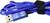 Smrter USB töltőkábel USB 2.0 USB-A dugó, USB-C® dugó, Apple Lightning dugó 1.20 m Kék SMRTER_TRIO_L_NB