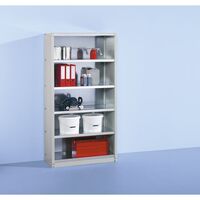 Boltless shelf unit system, shelf unit height 1990 mm