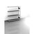 Zinc plated sideboard shelving unit
