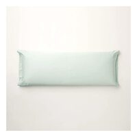 FUNDA DE ALMOHADA SATÉN 300 HILOS LISO MINT DE 90CM.